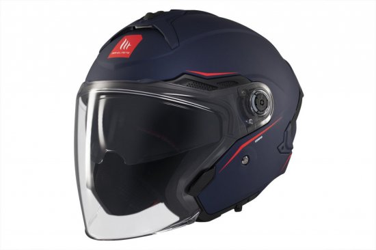 Helmet MT Helmets COSMO SV SOLID A7 MATT BLUE XS