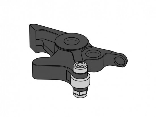 Adater za zavoro (Brake lever adapter) PUIG 6609N črna